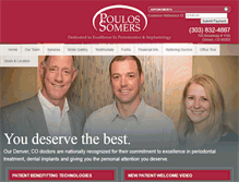 Tablet Screenshot of poulosandsomers.com